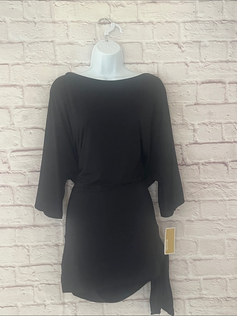 MICHAEL Michael Kors Black Scoop Neck Top